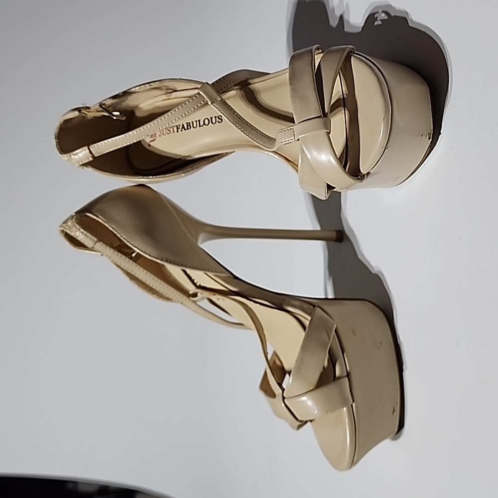 JustFab platform heels